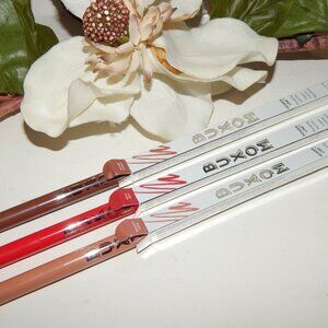 3 Buxom Power Line Plumping Lip Liners Real Red Hi-Def Honey Smooth Spice